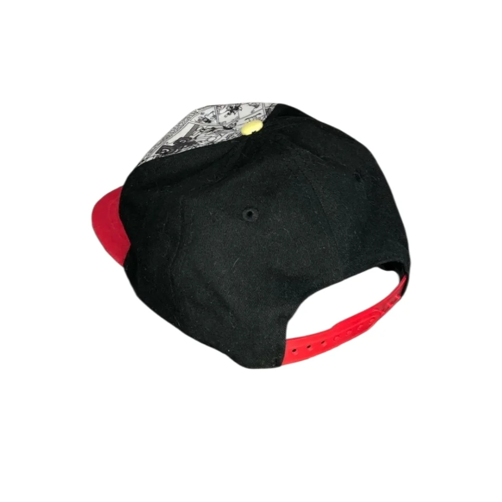 Disney Mickey Mouse Comic Style Cap - Red, Black, and White - Picture 3 of 5